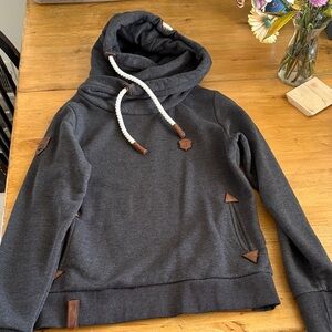 Women’s Charcoal Hoodie Sweater